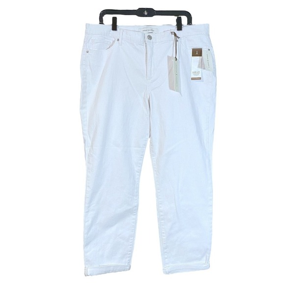 Vintage America NWT16/33  Denim Embroidery Pockets Weekend Crop denim jeans - Picture 1 of 10